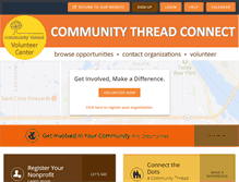 Tablet Screenshot of communitythreadconnect.org